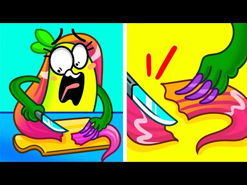 CRAZY Girly Problems with LONG NAILS || Girls VS Boys Struggles || RICH vs BROKE Beauty Gadgets