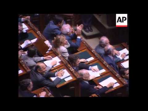 Italy - Berlusconi Hits At Resignation