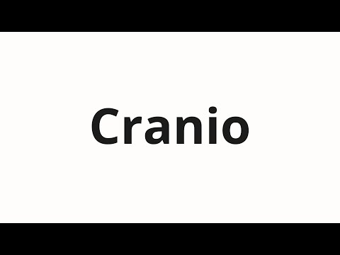How to pronounce Cranio
