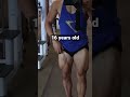 16 year old bodybuilder’s insane legs