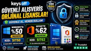 Windows %50, Office %62 İndirimde! Keysoff'dan Yeni Fırsatlar