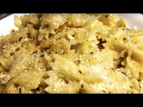 BUTTER GARLIC BOWTIE PASTA