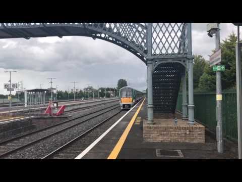 Irish Rail ICR 22000 DMU 22030 passes Hazelhatch for Galway (30/7/17)