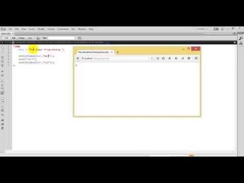 Php Tutorial 31 How To Using Strpos Function To Search String With Php Programming