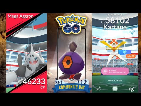 Roggenrola Community Day | PreTalk | Mega Aggron Raid | Kartana Raid
