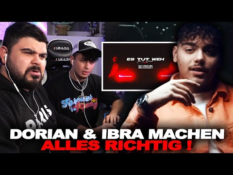 DER ERSTE EIGENE SONG VON DORIAN NACH ICON 4 ! Ibra x Dorian - Es tut weh | Reaction