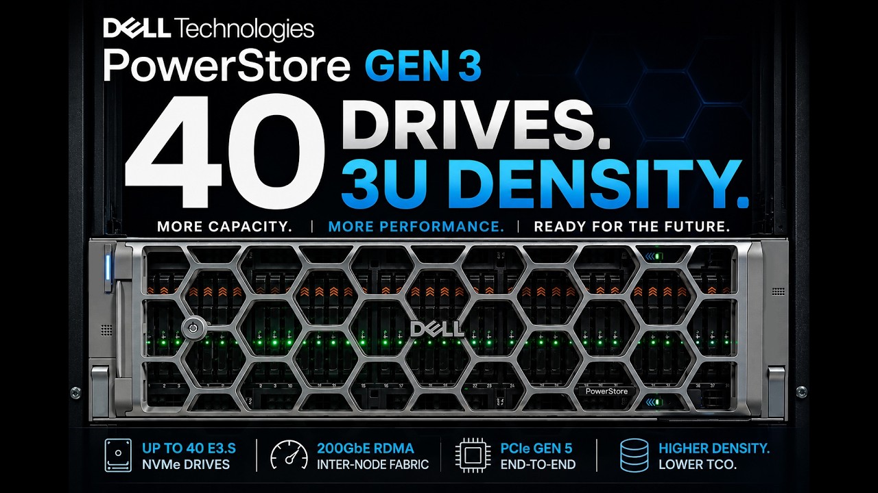 Dell PowerStore Gen 3 Hardware Deep Dive: Inside the New PowerStore Elite