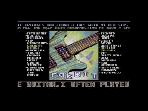 C64 rakBIT 2009 (C64 music collection / demo / interactive album cover)