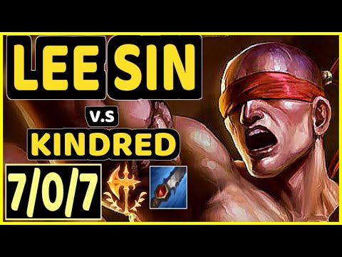 SKEANZ (LEE SIN) vs KINDRED - 7/0/7 KDA JUNGLE CHALLENGER GAMEPLAY - EUW