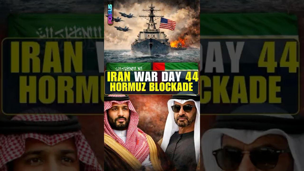 Iran War Day 44: US Blocks Hormuz? KSA & UAE Big Move Explained • Sree Iyer
