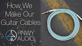 Video thumbnail for How We Make Our Guitar Cables // Runway Audio by Runway Audio