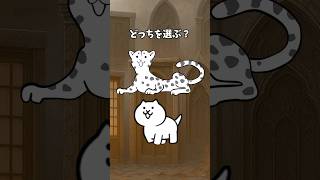どっちを選ぶ？ #にゃんこ大戦争 #現代ネコ #ネコチーター #茶番