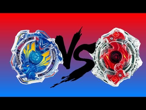 Beyblade Burst ベイブレードバースト B-01 Valkyrie Wing Accele Vs B-02 Spriggan Spread Fusion