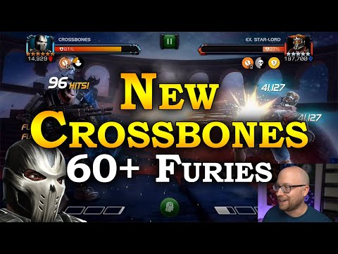 Crossbones with 60+ Furies in Labyrinth of Legends | Marvel Contest of Champions