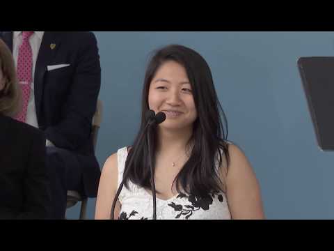 Bessie Zhang Harvard Commencement