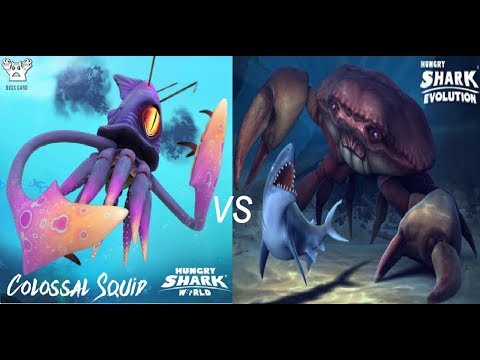 Giant Crab vs Colossal Squid (Mr Snappy vs Mr Snappy) Evolution vs World