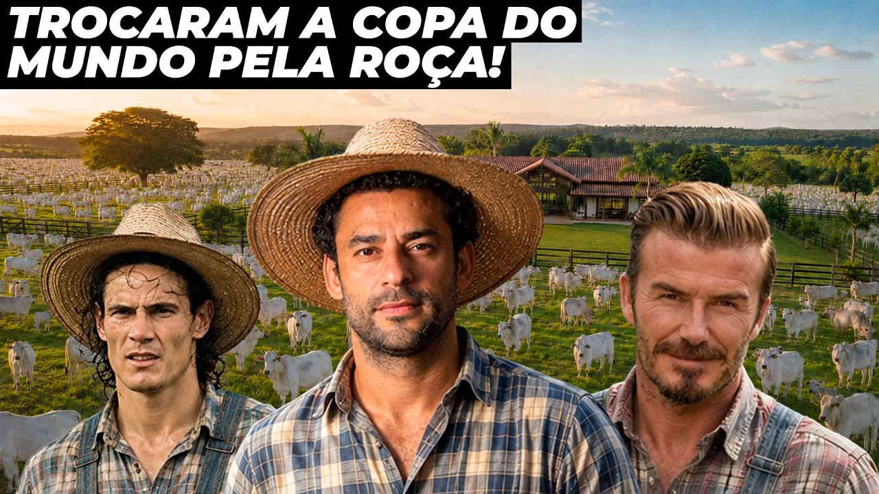 Jogadores que trocaram a copa do mundo pela vida na roça!