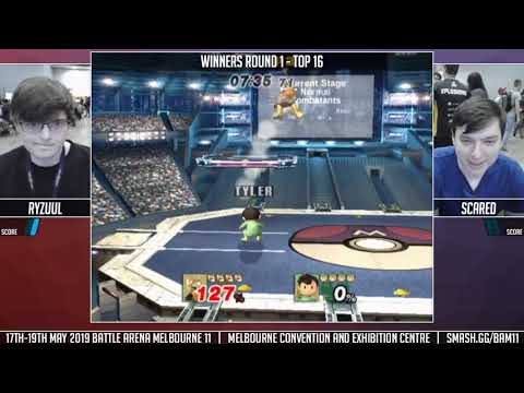 BAM11 PM Singles - Ryzuul (Ness) vs Scared (Fox) WR1