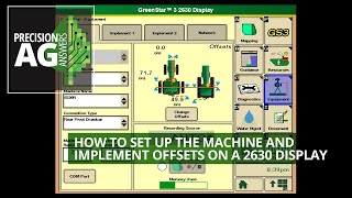 How To Set Up the Machine and Implement Offsets on a 2630 Display