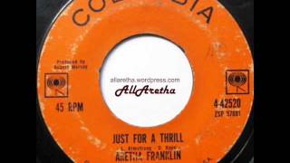 Aretha Franklin - Try A Little Tenderness / Just For A Thrill - 7″ - 1962