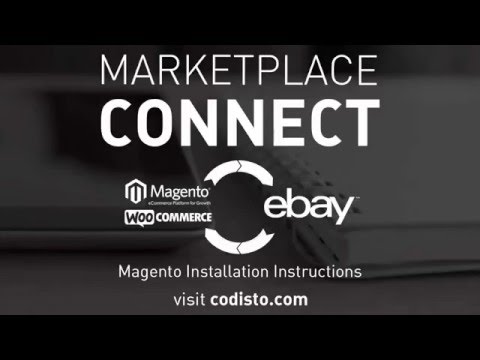How to install the Codisto MarketPlace Connect eBay plugin for Magento