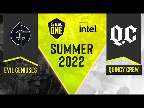 Dota2 - Evil Geniuses vs Quincy Crew - Game 2 - DPC NA Tour 3 - ESL One Summer 2022: Division 1