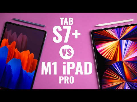 ARE YOU SURPRISED! 12.9” M1 iPad Pro vs Galaxy Tab S7+