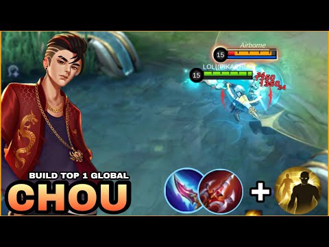 CHOU BEST BUILD 2022 | INSANE DAMAGE | BUILD TOP 1 GLOBAL CHOU | MLBB