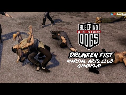 Sleeping Dogs - Drunken Fist - Martial Arts Club Gameplay