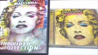 Madonna - Celebration CD + Celebration The Video Hits Collection 2 DVD UNBOXING