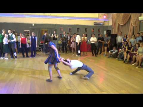 45 RCh 2016 Lindy hop Advanced Strictly Final Jam 1 Middle Song