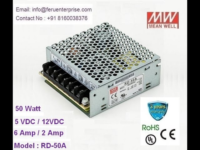 RD-50 Mean Well SMPS Power Supply - RD-50A Mean Well SMPS Power Supply ...