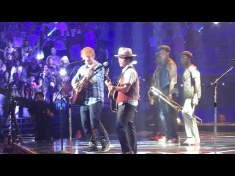 Ed Sheeran & Bruno Mars live - The A Team - Scottrade Center St. Louis, MO - 8-8-13