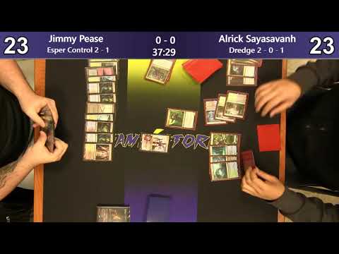 Jimmy Pease (Esper Control) vs Alrick Sayasavanh (Dredge) - Friday Night Standard 4/19/19