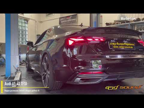 Audi A5 40 TFSI |  V1/V3 | ASG Sound | Umbau auf Klappe