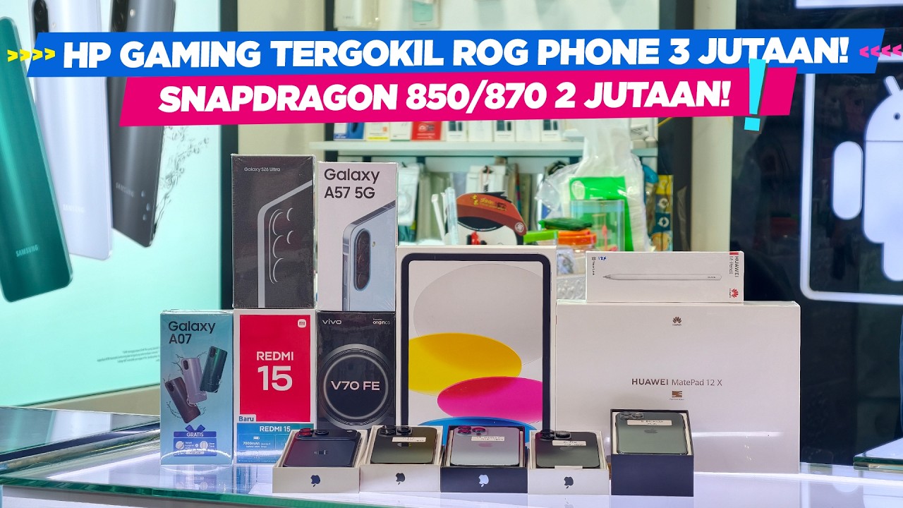 Cek Pasar Offline! Nemu Redmi Turbo 3 Murah & HP Gaming Snapdragon 870 Cuma 2 Jutaan! #MarZoom 366