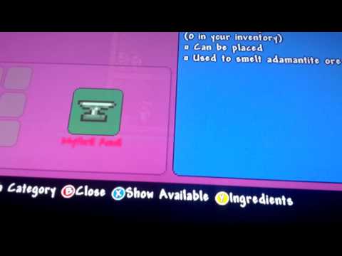 xbox 360 terraria: proof of adamantite and mythril items!