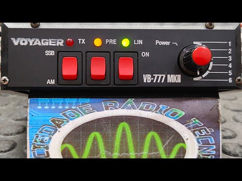 "📻 CONSERTO DA BILINEAR VOYAGER VB-777MKII DO CLIENTE ALBERTINO DE ITAPORANGA/PB"