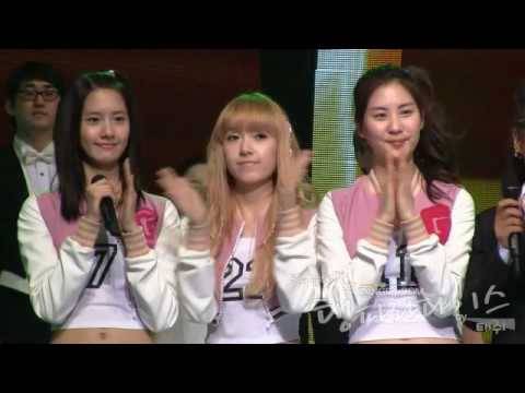 [Fancam]100303 YoonA+Sica+SeoHyun Ending-TangParadise @ K逼S 37th Anniversary Festival