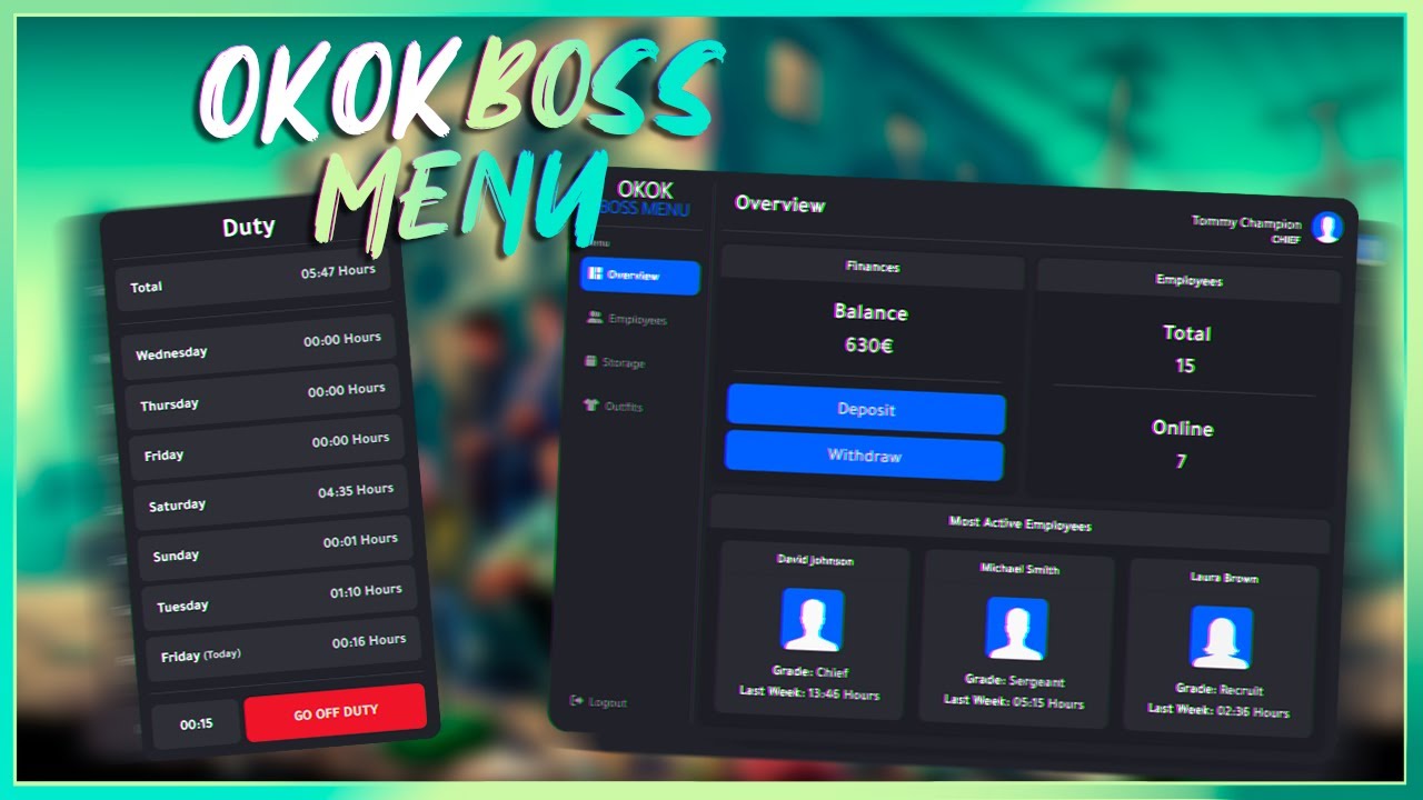 OKOK BOSSMENU