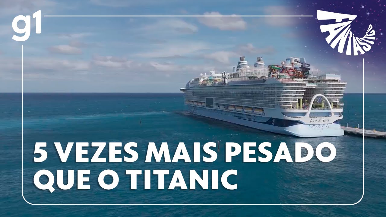 Fantástico mostra detalhes de cruzeiro Icon of the Seas | FANTÁSTICO