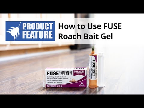  How to Use Fuse Roach Gel Bait Gel Video 