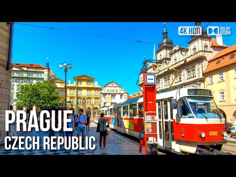 Prague, Castle to Charles Bridge - 🇨🇿 Czech Republic [4K HDR] Walking Tour