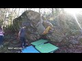 First time at Grandmother mtn at Boone, Big guns V5, Burly bitch V4