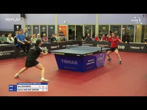 Landskampioenschap dames 24/25: Ana Gogorita vs Emma van der Zanden