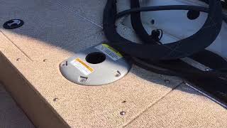 Swivel Eze ski pylon in my 2014 Crestliner Fish Hawk 1850