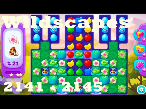 Wildscapes Level 2141 - 2145 HD Walkthrough | 3 - match game | gameplay | android | ios | pc | app
