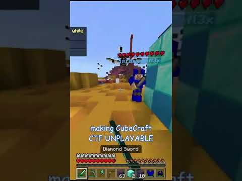 I Found a Glitch that Makes Cubecraft CTF UNPLAYABLE + Also Getting EASY Infinite Iron and Diamonds