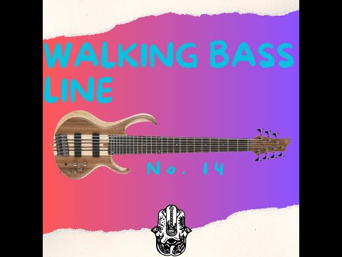 Walking bass line No  14