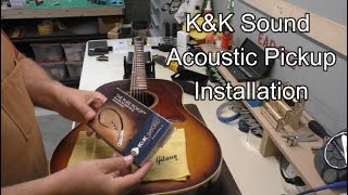 1969 Gibson J45 Guitar gets a new Acoustic Pickup from K&K Sound